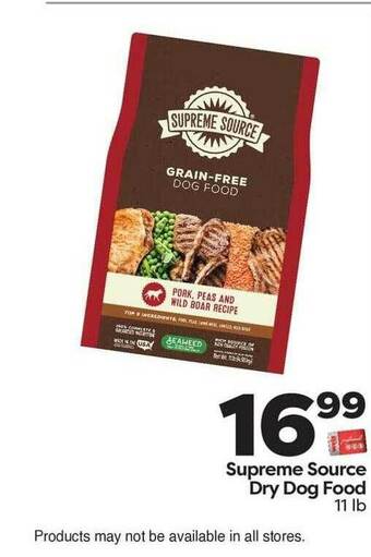 Weis Markets Supreme Source Dry Dog Food offer