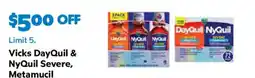 Sam's Club Vicks DayQuil & NyQuil Severe, Metamucil offer