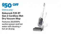 Sam's Club Roborock F25 RT Gen 2 Cordless Wet Dry Vacuum Mop offer