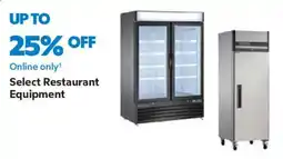 Sam's Club Select Restaurant Equipment offer