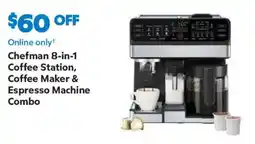 Sam's Club Chefman 8-in-1 Coffee Station, Coffee Maker & Espresso Machine Combo offer