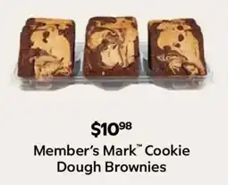 Sam's Club Member's Mark Cookie Dough Brownies offer