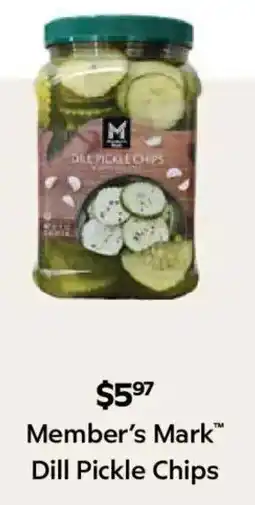 Sam's Club Member's Mark Dill Pickle Chips offer