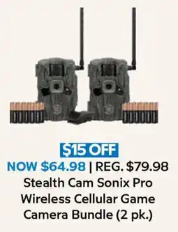 Sam's Club Stealth Cam Sonix Pro Wireless Cellular Game Camera Bundle offer
