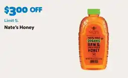 Sam's Club Nate's Honey offer