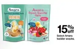 Target Select Amara toddler snacks offer