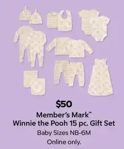 Sam's Club Member's Mark Winnie the Pooh 15 pc. Gift Set offer