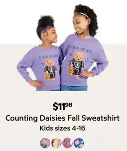 Sam's Club Counting Daisies Fall Sweatshirt offer