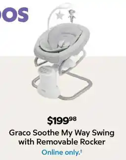 Sam's Club Graco soothe my way swing with removable rocker offer