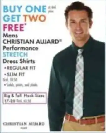 Christian Aujard mens performance stretch dress shirts