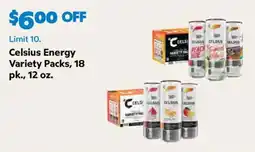 Sam's Club Celsius Energy Variety Packs offer