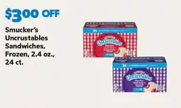 Sam's Club Smucker's Uncrustables Sandwiches offer