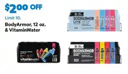 Sam's Club BodyArmor & VitaminWater offer
