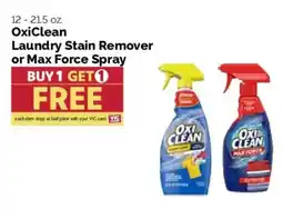Harris Teeter OxiClean Laundry Stain Remover or Max Force Spray offer