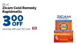 Harris Teeter Zicam Cold Remedy Rapidmelts offer