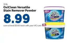 Harris Teeter Oxiclean versatile stain remover powder offer