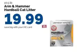 Harris Teeter Arm & Hammer Hardball Cat Litter offer