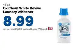 Harris Teeter Oxiclean white revive laundry whitener offer