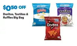 Sam's Club Doritos, Tostitos & Ruffles Big Bag offer