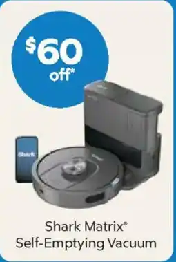 Sam's Club Shark Matrix Self-Emptying Vacuum offer