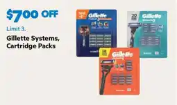 Sam's Club Gillette Systems, Cartridge Packs offer