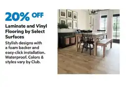 Sam's Club Laminate and Vinyl Flooring by Select Surfaces offer
