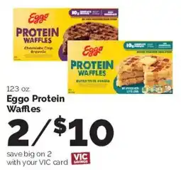 Harris Teeter Eggo Protein Waffles offer