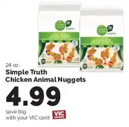 Harris Teeter Simple Truth Chicken Animal Nuggets offer