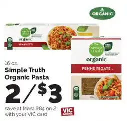 Harris Teeter Simple Truth Organic Pasta offer
