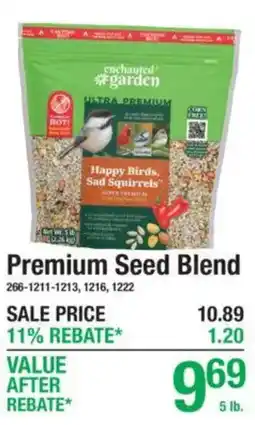 Menards Enchanted Garden Premium Seed Blend offer