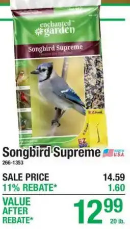 Menards Enchanted Garden Songbird Supreme offer