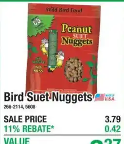Menards Bird Suet Nuggets offer