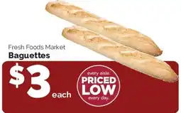 Harris Teeter Fresh Foods Market Baguettes offer