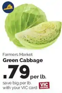 Harris Teeter Farmers Market Green Cabbage offer