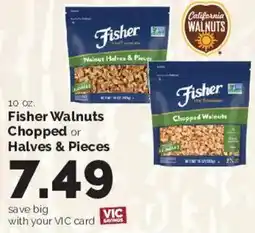 Harris Teeter Fisher Walnuts Chopped or Halves & Pieces offer