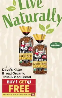 Harris Teeter Dave's Killer Bread Organic Thin-Sliced Bread offer