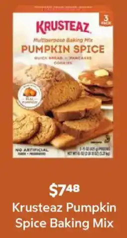 Sam's Club Krusteaz Pumpkin Spice Baking Mix offer