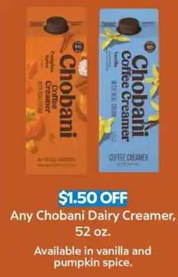 Sam's Club Chobani dairy creamer offer