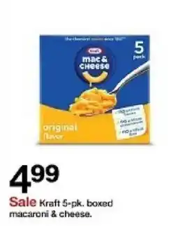Target Kraft macaroni & cheese offer