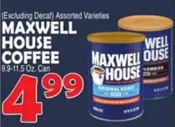 Bravo Supermarkets Maxwell House coffee offer