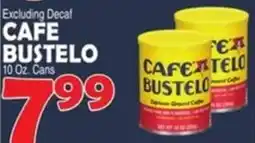 Bravo Supermarkets Cafe Bustelo ground coffee offer
