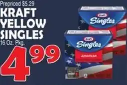 Bravo Supermarkets Kraft yellow singles offer