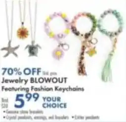 Boscov's Jewelry Blowout Featuring Fashion Keychains offer