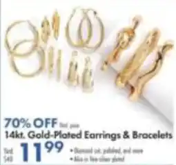 Boscov's 14kt. Gold-Plated Earrings & Bracelets offer