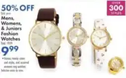 Boscov's Mens, Womens, & Juniors Fashion Watches offer