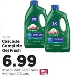 Harris Teeter Cascade Complete Gel Fresh offer