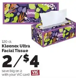 Harris Teeter Kleenex Ultra Facial Tissue offer