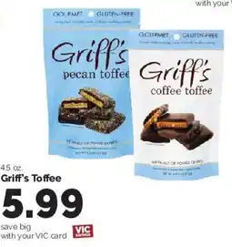 Harris Teeter Griff's Toffee offer
