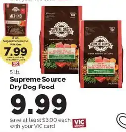 Harris Teeter Supreme Source Dry Dog Food offer