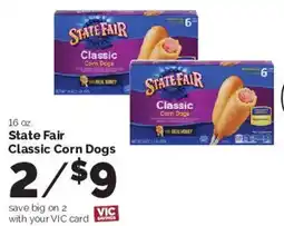 Harris Teeter State Fair Classic Corn Dogs offer